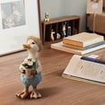 thumbnail image 5 of Adorable Figurine Décorative en Résine en Forme de Canard, Artisanale Exquise Résistante à la Décoloration, Base Pondérée Anti-Basculement Imperméable pour Salon, Entrée, Chambre, Bureau, Accessoire de Photographie de Pâques, Cadeau de Fête, Déco, 5 of 5