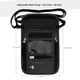 thumbnail image 2 of Funda de cuello con soporte para pasaporte WALNEW, cartera de viaje con bloqueo RFID, 2 of 9