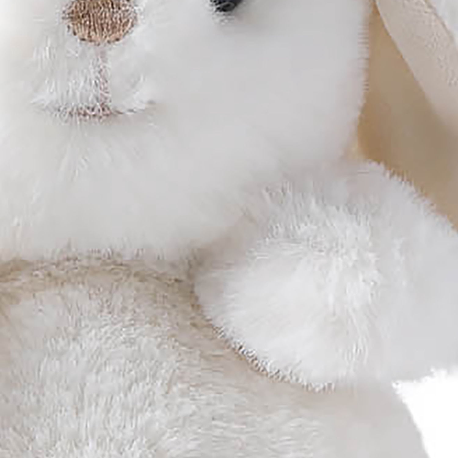 McHugs: Lazy Mini Comfort - Leveret Bunny - 6" White Stuffed Animal Plush, Soft Weighted Cuddle Toy, Cozy Comfort Play-Nap Companion, Baby-Toddler-Kid