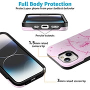Case for iPhone 14 Case | Dark Fantasy | Contrast Floral | Bold Protective Design | Compatible with MagSafe
