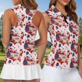 thumbnail image 3 of HUIACONG Matching Golf Shirts Sleeveless 250 Anniversary Golf Shirt Athletic Tops for Women Lightweight Breathable Quick Dry Short Sleeve Shirt for Men Collared Casual Sports Outfits Woman 2XL, 3 of 7