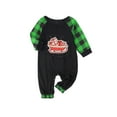 thumbnail image 3 of Odeerbi Christmas Pajamas for Family Holiday Long Sleeve Family Christmas Pajamas Matching Sets Infant Plaid Printed Tops Pants Set Two-Piece Sleepwear Xmas PJs Set Multicolor, 3 of 3