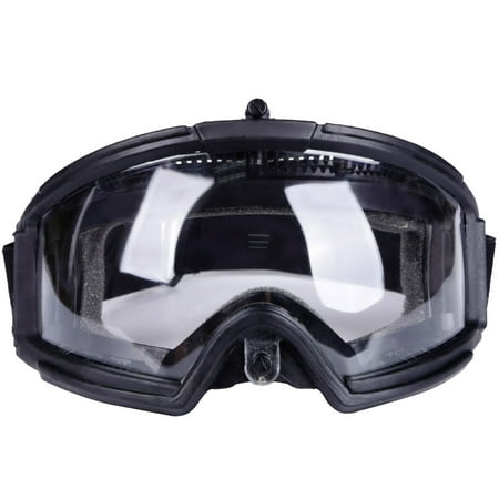 ITSELFER Goggle Glasses Outdoor Sports Ski Glasses CS Military Goggles Eyes Protective Glasses Military Goggles for Airsoft Paintball CS Game (Black Style)