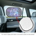 thumbnail image 4 of Yuyamidu Wolf Car Window Shades for Side Window 2 Pack Galaxy Car Window Sun Shades for Baby Butterfly Car Rear Window Shade for Kids Auto Interior Accessories, 4 of 7