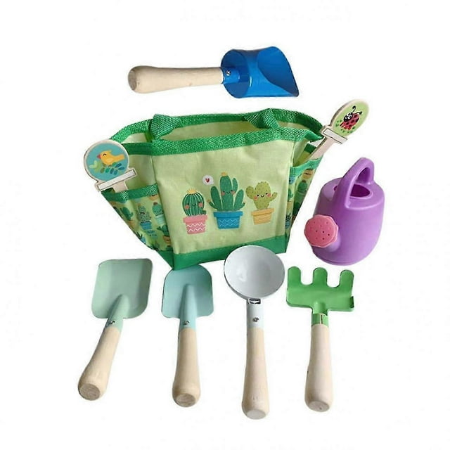 1 Set of Garden Tools for Partial Educational Gardening, Lightweight, Safe, and Durable Garden Accessories for Toddlers with Colorful Tools