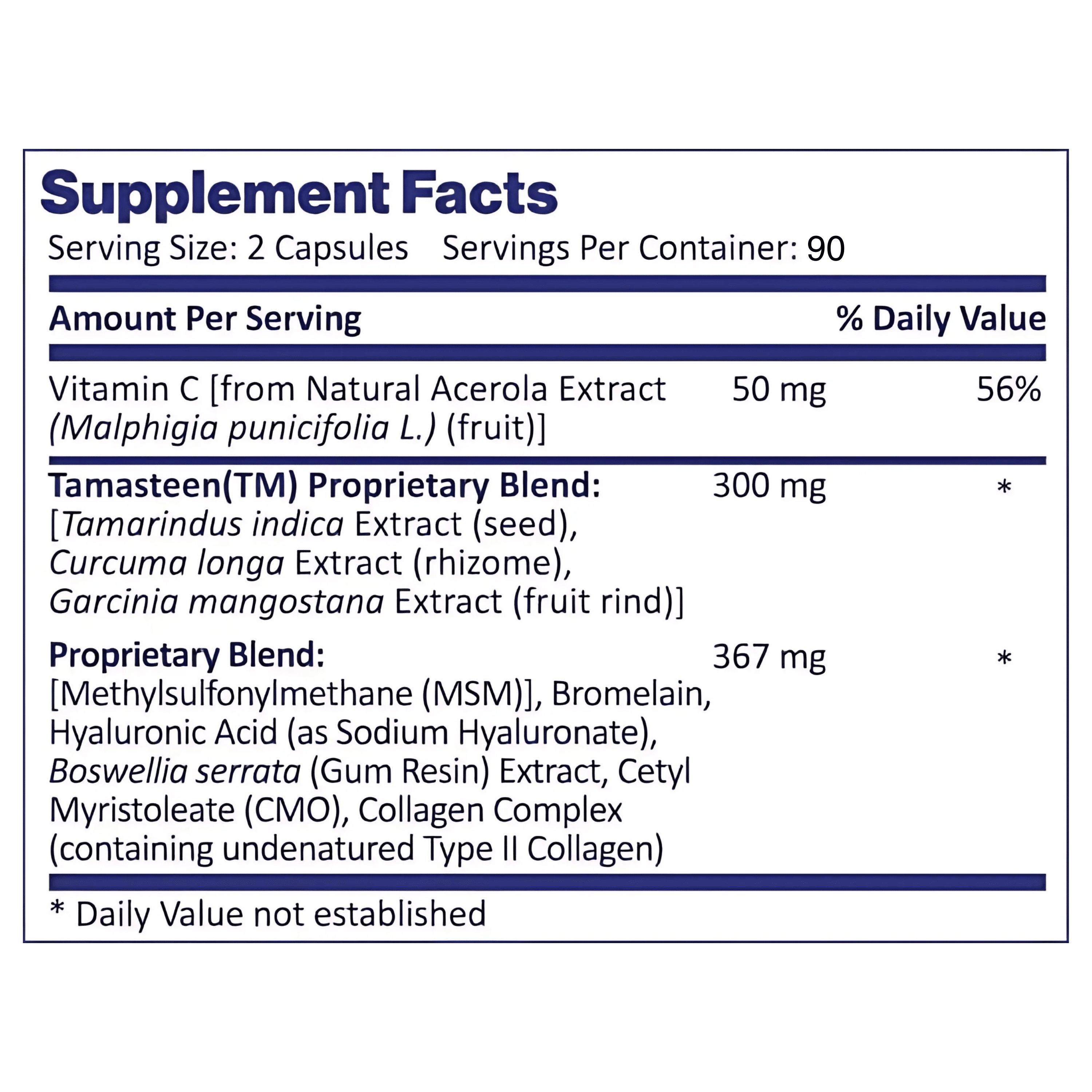 Joint Food Capsules for Joint Mobility and Comfort, 180 count