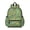Basketball and Trophy Green Pattern, variant on Basketball and Hoop White Pattern Cute School Backpack with Padded Back and Adjustable Shoulder Straps 13.4"x11"x4.7"