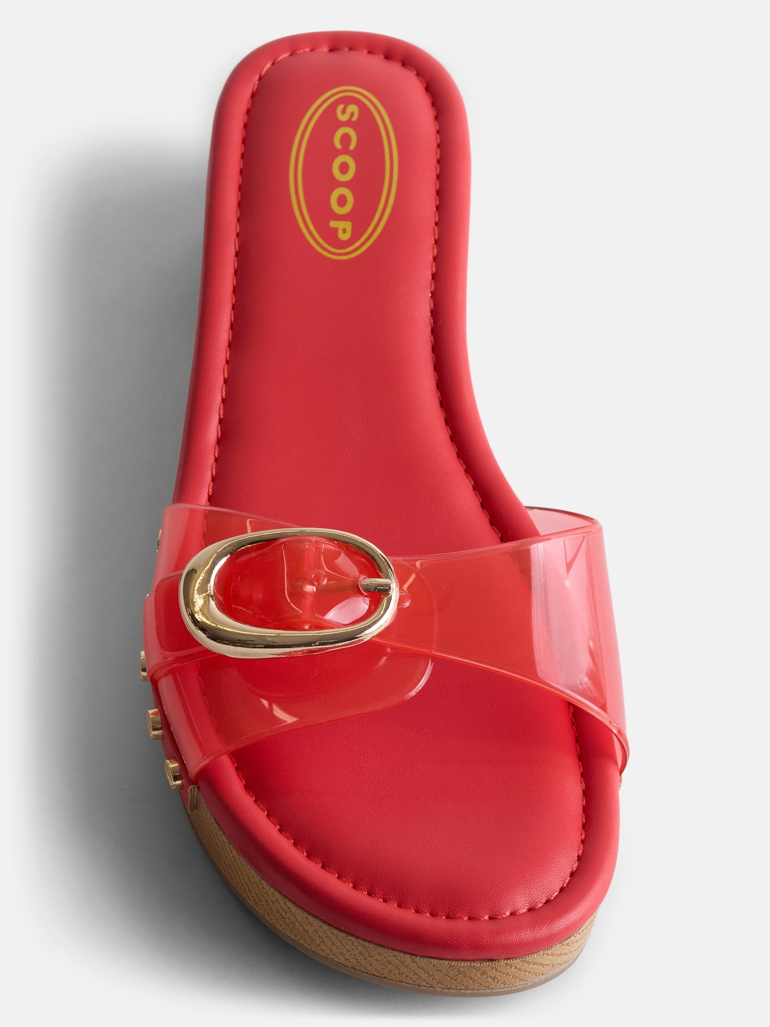 Scoop Women's Jelly Buckle Sandals