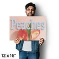 thumbnail image 4 of Peaches Vinyl Decal 12 Inch x 16 Inch Weatherproof Heavy-Duty Adhesive Backing | Fresh Produce, Juicy Fruits, Farmer’s Markets | Made in USA, 4 of 6