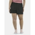 thumbnail image 2 of No Boundaries Women's Mid Rise Denim Short, Sizes 2-26W, 2 of 5