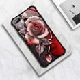 thumbnail image 5 of Case Compatible with iPhone 8 Plus, Cover for Girls Women, Red Rlower Fantasy Rose, 5 of 5