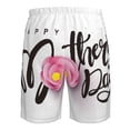 thumbnail image 6 of Kdxio Happy Mother's Day (3) Pattern Mens Casual Shorts - Drawstring Summer Beach Sports Shorts for Men, 6 of 9