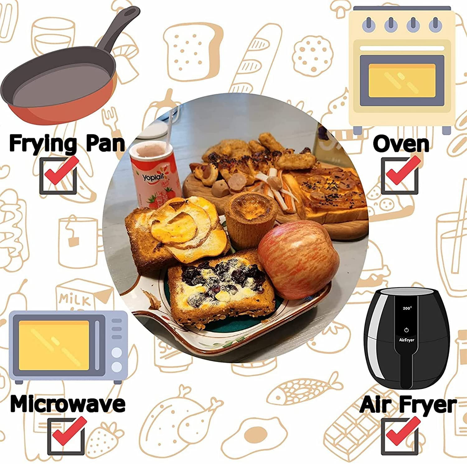 Air Fryer Disposable Paper Liner Airfryer Instant Pot Oven Insert Parchment  Sheets Round, Grease and Water Proof Non Stick Basket Liners for Baking  Cooking - China Air Fryer Liner and Baking Disposable