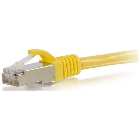 UPC: 0757120008651 | C2G 00865 7 ft. Cat 6 Yellow Shielded Cat6 Snagless Shielded (STP)Network Patch Cable – Yellow