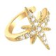 thumbnail image 1 of clips para las orejas Pendientes de diamantes Single Star Non Piercings925 para uso diario, 1 of 4
