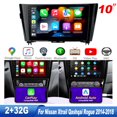 thumbnail image 1 of Zcargel 10" Car Radio Stereo For Nissan XTRAIL QASHQAI Rogue 2014-2018 Android 13.0 Camera GPS Navigation HiFi Bluetooth FM RDS Camera Microphone 2+32GB, 1 of 10