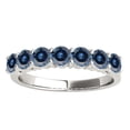 thumbnail image 2 of Aonejewelry 1 Ct. Ttw Round Brilliant Cut Blue Diamond Ring In 10K White Gold, 2 of 4