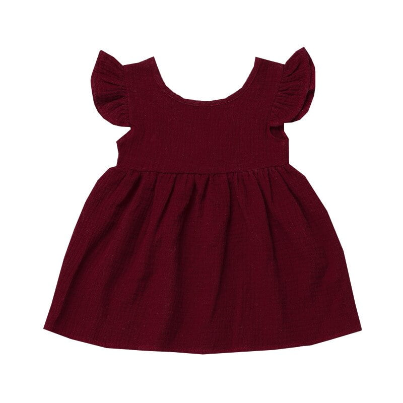 Toddler Girl Summer Princess Dress Kids Baby Print Party Sleeveless Casual Dress