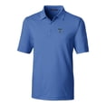 thumbnail image 2 of Men's Cutter & Buck  Blue Tulsa Drillers Forge Pencil Stripe Stretch DryTec Polo, 2 of 3