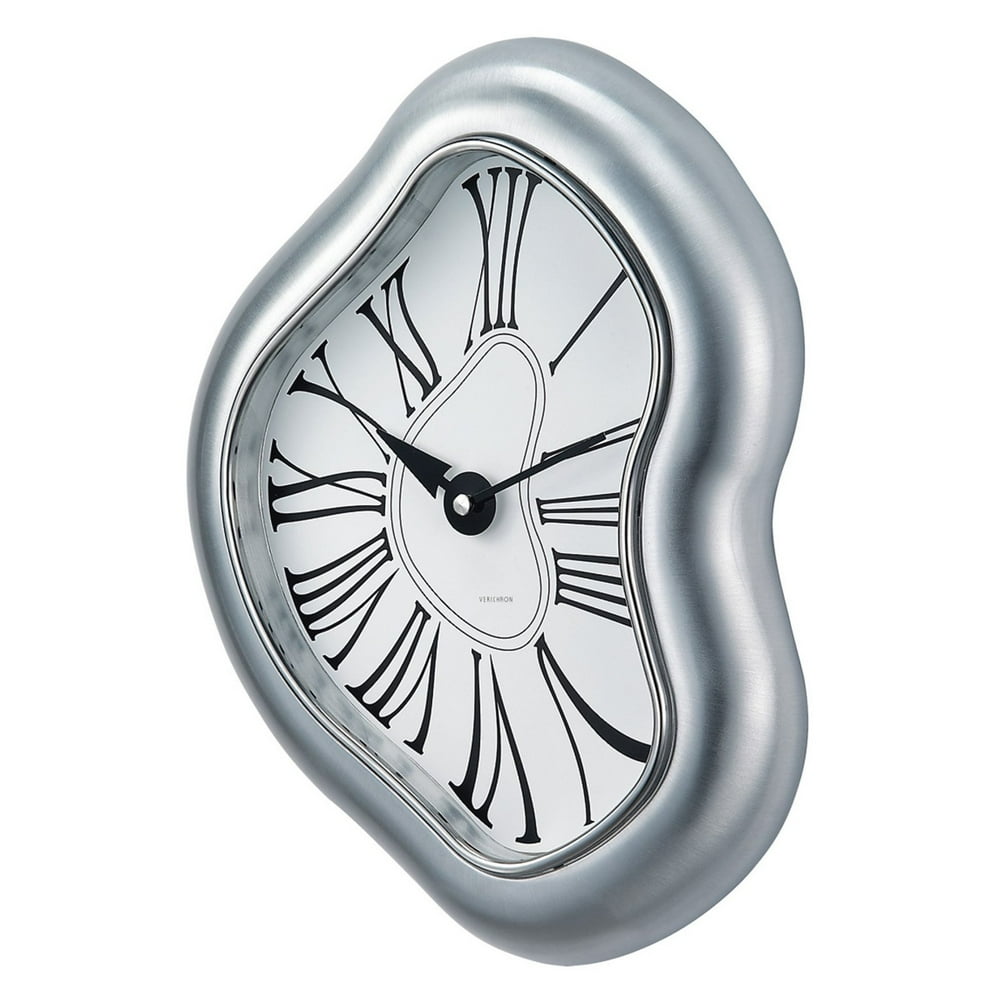 Nelson Melted Metal Wall Clock 11 in. Wide