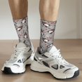 thumbnail image 4 of Uemuo Halloween Gnome Pattern Women's Crew Socks, Soft Durable Breathable Moisture-Wicking with Odor Control Cotton socks, 4 of 9
