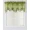 LIME GREEN, variant on 1-Piece Wave Valance with Bead-Trim Tassels, Semi-Sheer Light-Filtering, Rod Pocket, Tailored for Kitchen and Living Room Décor Lime Green Color, 52" Wide x 18" Length."