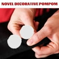 thumbnail image 5 of LOLIPPYY 500 Pieces White Plush Pom Poms for Crafts, Decorative Clothing, Handmade Jewelry and Projects, 5 of 8