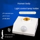 thumbnail image 2 of 3X Soporte de Lámpara con Sensor Infrarrojo PIR de Cuerpo Humano E27, 220V, con Interruptor Regulador, Base de Lámpara con Detector de Movimiento, 2 of 8