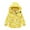 Yellow, variant on IROINNID Toddler Kids Baby Girls Fashion Cute Cartoon Clouds Pattern Windproof Jacket Detachable Hooded Coat