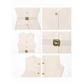 thumbnail image 6 of Women Maxi Dress Sleeveless Bodycon Long Tank Dresses Elegant Button Down Workwear Dress Beige XXL, 6 of 8