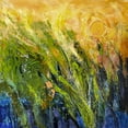 thumbnail image 2 of Fagan, Dorothy 26x26 Gold Ornate Wood Framed with Double Matting Museum Art Print Titled - Marsh III Sunrise, 2 of 4