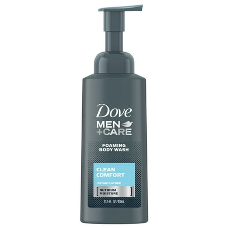 (2 pack) Dove Men+Care Clean Comfort Foaming Body Wash, 13.5 (Best Foaming Body Wash)