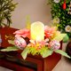 thumbnail image 5 of Xihbxyly Corona de Velas de Pascua, Arreglo Floral Vibrante, Candelabro Multicolor, Centro de Mesa, Ambientación Festiva, Celebraciones, Diseño de Plástico Duradero., 5 of 7