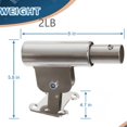 thumbnail image 4 of FENHRTVM Concrete Bull Float Bracket, Stainless Steel Adjustable Concrete Bull Float , Silver, 4 of 6