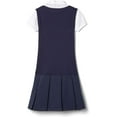 thumbnail image 2 of French Toast Girls 4-14 2-in-1 Pleated Dress (Navy 14), 2 of 7