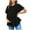 Black-02, variant on Women's Maternity Shirts Short Sleeve Crew Neck Tunic Tops Casual Babydoll Spring Summer Blouses