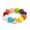 01, variant on Faty-T Multicolor Chunky Beaded Bracelet for Women Bold Acrylic Resin Stretch Bracelet Summer Beach Statement Bracelets Trendy Elastic Bangle Jewelry