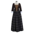 thumbnail image 2 of Women's Scottish Highland Dress - Historical Claire Fraser Woolen Costume Set, 2 of 7