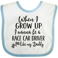 thumbnail image 3 of Inktastic Future Race Car Driver Like Daddy Boys Baby Bib, 3 of 4