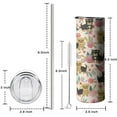 thumbnail image 6 of Yorkie Tumbler - Yorkie Gifts for Women - Gifts for Dog Lovers - Dog Gift - Travel Coffee Mugs for Hot and Cold Drinks - With Straw and Lid 20 OZ, 6 of 7