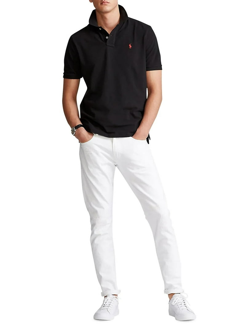 POLO RALPH LAUREN ブラック SLIM FIT 1枚　白 BlackWatch Custom Fit Polo