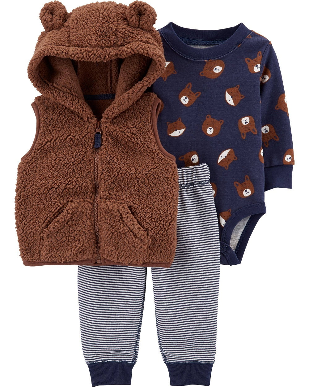 fuzzy bear sherpa jogger set