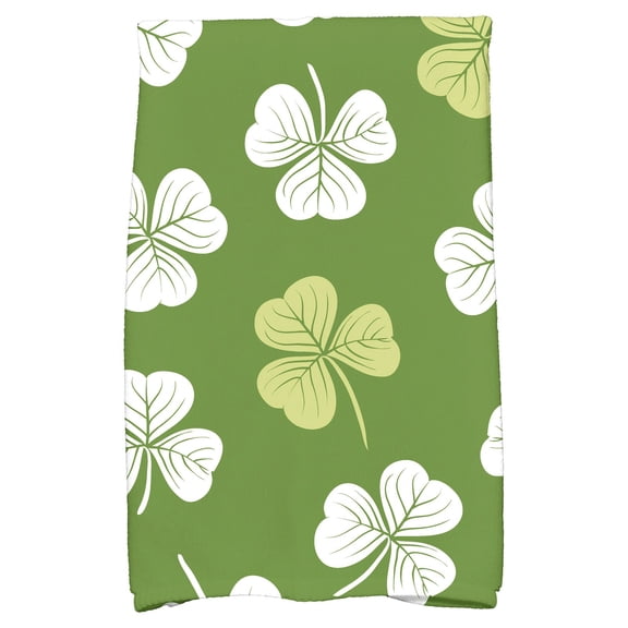 Simply Daisy 18" x 30" Lucky Holiday Floral Print Kitchen Towel