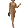 thumbnail image 1 of Conjunto de Punto de Dos Piezas para Mujer PRETTYGARDEN Caqui M, 1 of 7