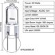 thumbnail image 3 of 12-Pack 50W G6.35 Halogen Dimmable Bulbs 12V Bi-Pin Base 820lm T4 Light, 3 of 5
