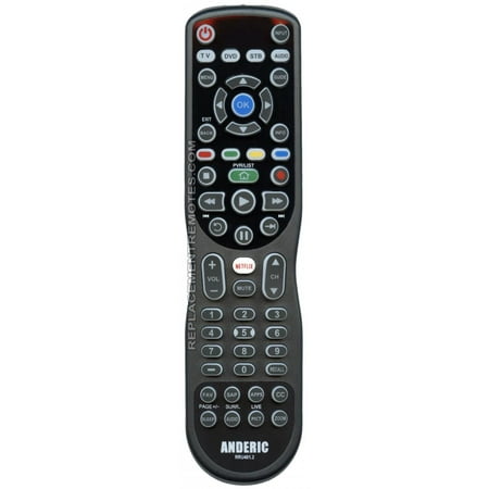Mitsubishi Learning Remote Control Substitute for ANDERIC RRP7010 Mitsubishi (p/n: RRP7010) 4-Device Universal Remote Control: ANDERIC RRU401.2 Advanced Backlit with Learning (p/n: RRU401.2) (new) ()