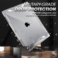 thumbnail image 5 of SUPCASE Unicorn Beetle Series Case for MacBook Pro 16 Inch (2021 Release) A2485 M1 Pro / M1 Max, Dual Layer Hard Shell Protective Cover for MacBook Pro 16" with Touch ID (Clear), 5 of 8