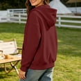 thumbnail image 5 of Perfectbot Women's Zip Up Hoodie Long Sleeve Fall Winter Sweatshirt Jacket with Pockets Casual Outerwear, 5 of 9