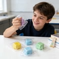 thumbnail image 3 of Maltose Cube Squeeze Stress Reliever – Slow Rising Sensory Fidget, Soft Gel Texture Decompression Tool in Multiple Colors for Office Desk Home, 3 of 6