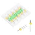thumbnail image 4 of Máquina de Coser Agujas Gemelas, Agujas de Máquina de Coser Ampliamental Utilizadas 10 Pezas Agujas Gemelas Compatibles Con Agujas de Coser Con Una Caja de Plásstico para, 4 of 7